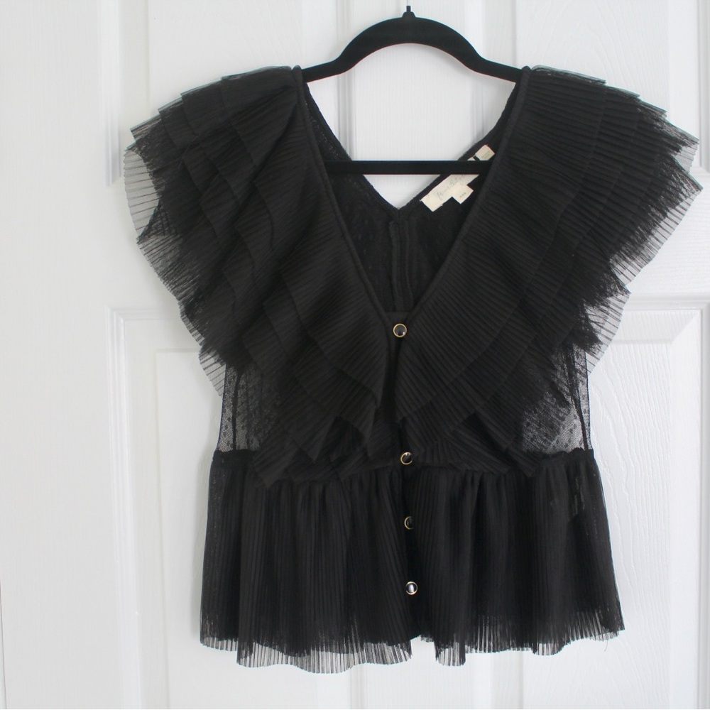 Forever That Girl Ruffled Button-Front Blouse